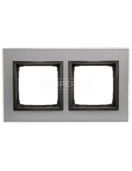 Simon 54 Nature Ramka podwójna szkło BURZOWA CHMURA DRN2/72