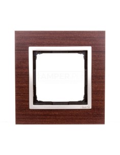 Simon 54 Nature Ramka pojedyncza drewno ZŁOTY ORZECH DRN1/86