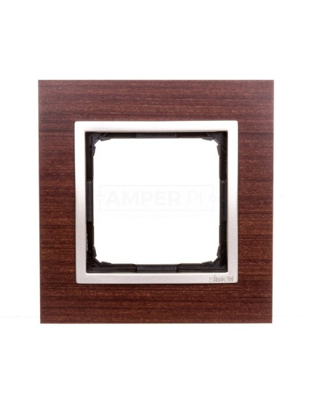 Simon 54 Nature Ramka pojedyncza drewno ZŁOTY ORZECH DRN1/86
