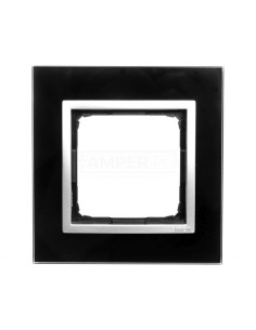 Simon 54 Nature Ramka pojedyncza szkło KSIĘŻYCOWA LAWA DRN1/74