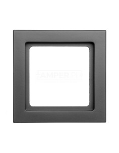 Berker Q.3 Ramka pojedyncza antracyt, aksamit 10116096