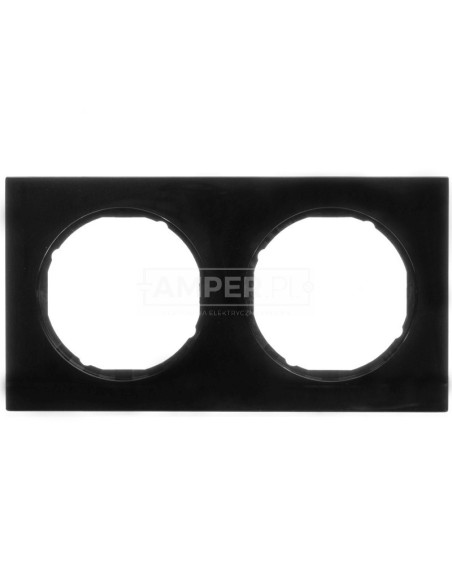 Berker R.3 Ramka podwójna czarna 10122245