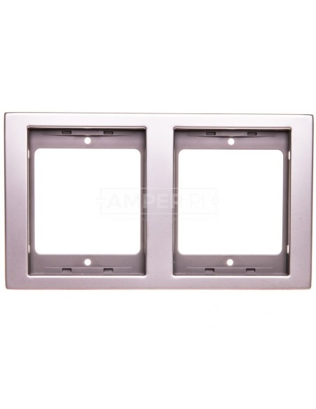 Berker K.5 Ramka podwójna pionowa stal szlachetna nierdzewna 13237004