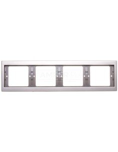 Berker K.5 Ramka poczwórna pozioma stal szlachetna nierdzewna 13837004