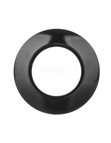 Berker 1930 Ramka pojedyncza okrągła czarna 138101