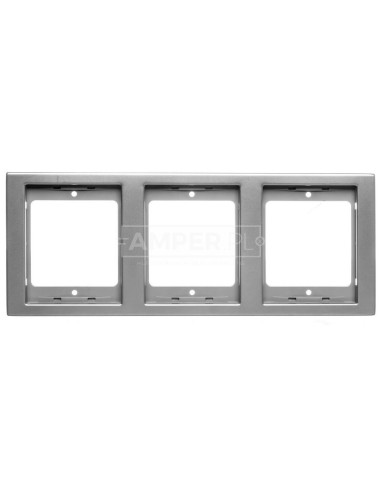 Berker K.1/K.5 Ramka potrójna pionowa stal szlachetna nierdzewna 13337004