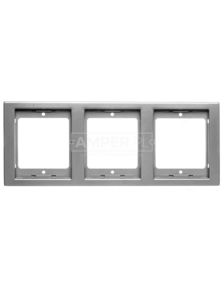 Berker K.1/K.5 Ramka potrójna pionowa stal szlachetna nierdzewna 13337004