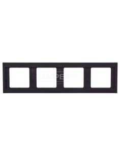 K.1 Ramka poczwórna pozioma antracyt mat lakierowana 13837006