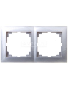 Sentia Ramka podwójna srebrny połysk 1472-56