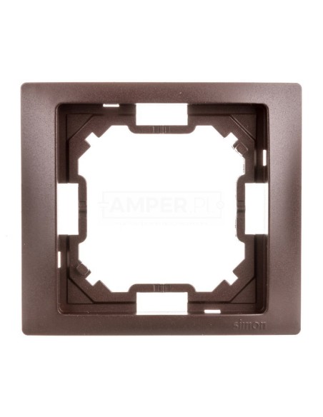 Simon Basic Neos Ramka pojedyncza czekoladowy BMRC1/47