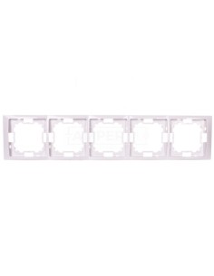 Simon Basic Neos Ramka pięciokrotna biała BMRC5/11