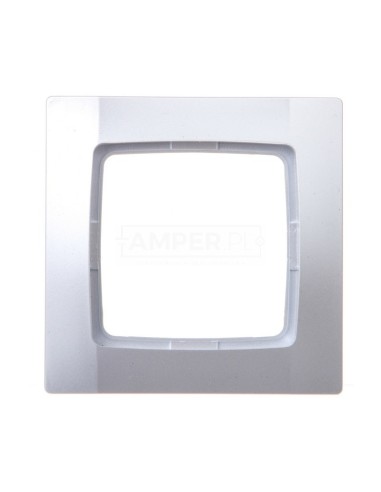 KARO Ramka pojedyncza srebrny perłowy R-1S/43