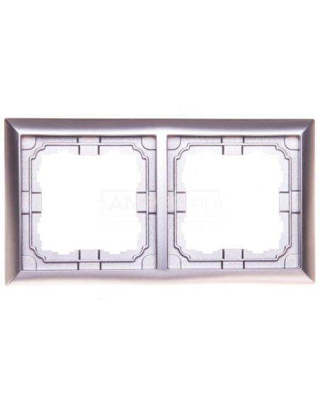 KOS66 Ramka podwójna aluminium 664082