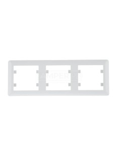 LUMINA2 Ramka potrójna pozioma biała WL5230