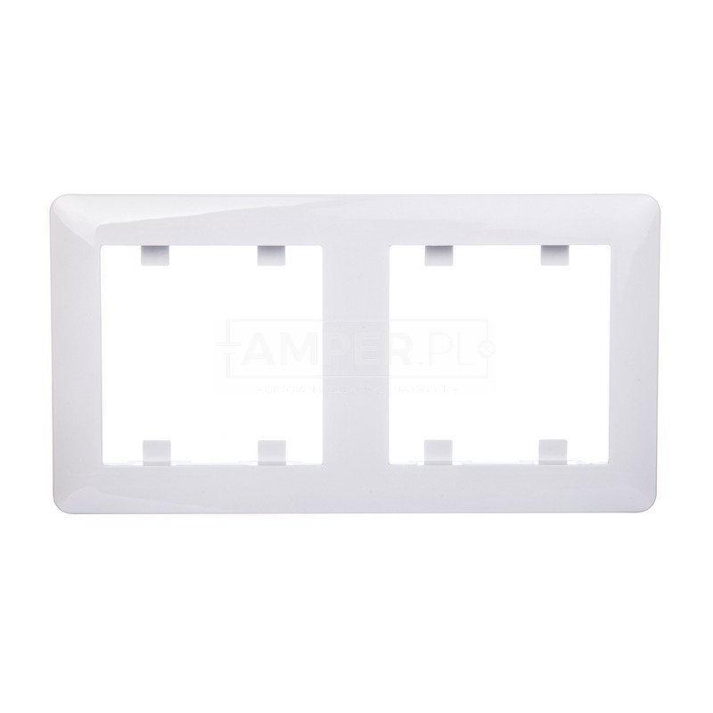 LUMINA2 Ramka podwójna pionowa biała WL5120