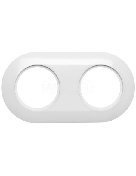 1930 Ramka podwójna biała 138129