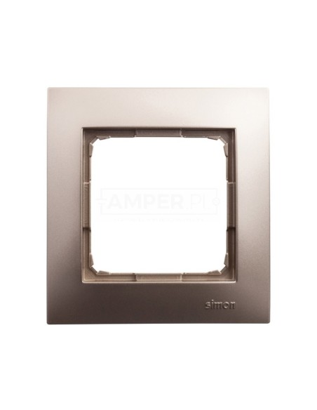 Simon 54 Premium Ramka pojedyncza złoty mat DR1/44