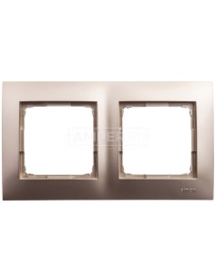 Simon 54 Premium Ramka podwójna złoty mat /do karton-gips/ DRK2/44