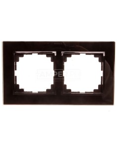 Sentia Ramka podwójna szklana czarna 1472-61