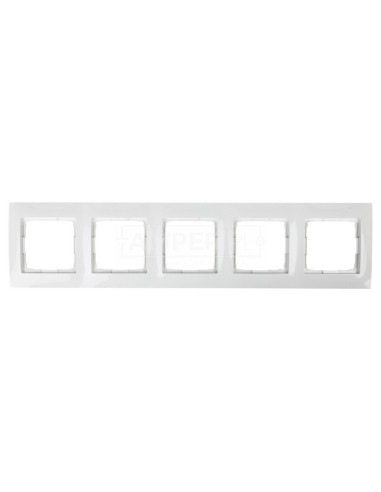 Simon 54 Premium Ramka pięciokrotna biała DR5/11