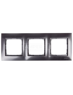 Simon 54 Premium Ramka potrójna antracyt /do karton-gips/ DRK3/48