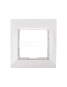 Simon 54 Premium Ramka pojedyncza biała /do karton-gips/ DRK1/11