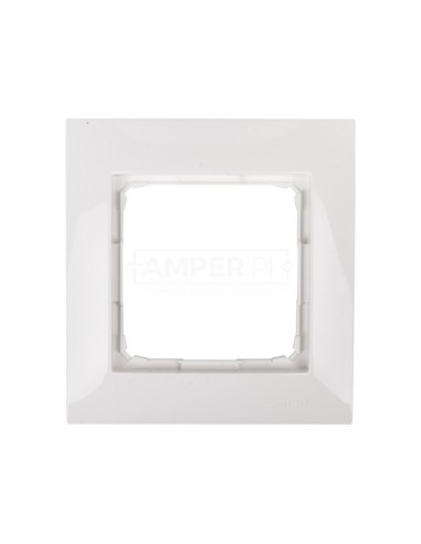 Simon 54 Premium Ramka pojedyncza biała /do karton-gips/ DRK1/11