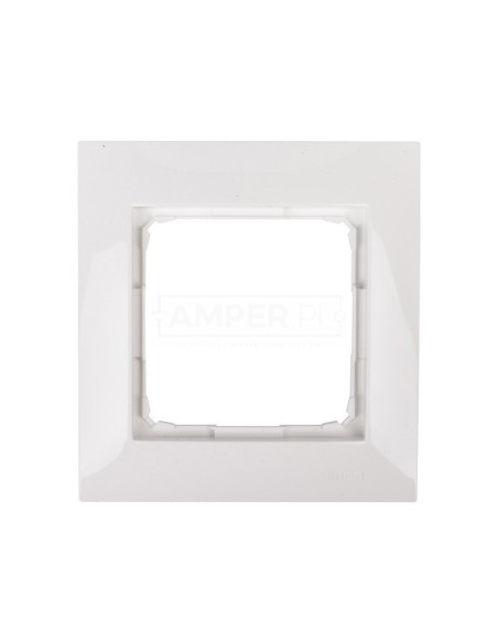 Simon 54 Premium Ramka pojedyncza biała /do karton-gips/ DRK1/11