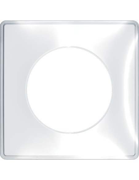 Odace YOU - Ramka pojedyncza (biała) przezroczysta S52P902W