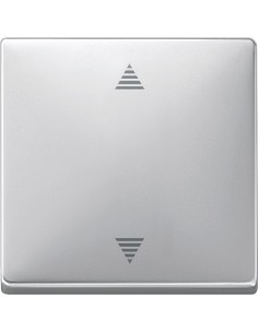 Merten System D Przycisk żaluzjowy aluminiowy MTN584260