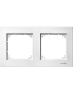 M-Plan Ramka podwójna tworzywo Poziomy i pionowy biały MTN486219