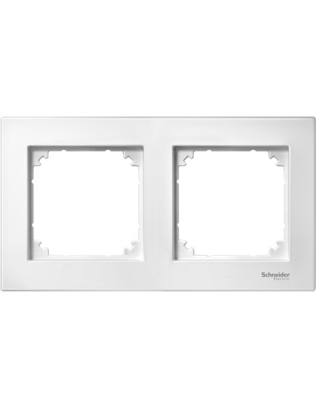 M-Plan Ramka podwójna tworzywo Poziomy i pionowy biały MTN486219