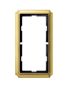 Ramka Antique, podwójna, bez środkowej poprzeczki, polerowany mosiądz MTN483821