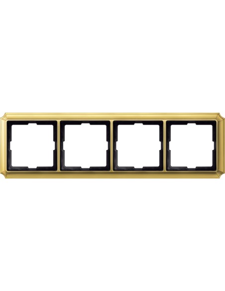 Merten Antique Ramka poczwórna mosiądz polerowany MTN483421