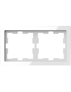 Merten Merten D-Life Ramka podwójna biel kryształowa MTN4020-6520