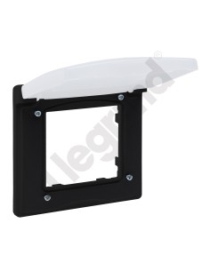 Niloe Step - ramka pojedyncza IP44- kolor czarny 863596