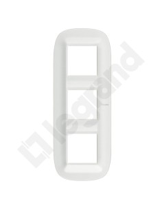 AXOLUTE Ramka owalna 3x2-modułowa biała Corian HB4802M3CGW