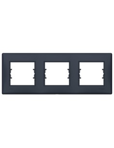 Sedna Ramka potrójna poziom IP44 grafit SDN5810770