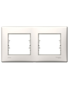 Sedna Ramka podwójna poziom IP44 kremowa SDN5810623