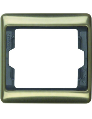Arsys Ramka 1-krotna, jasny brąz, metal  13140001 Berker Hager