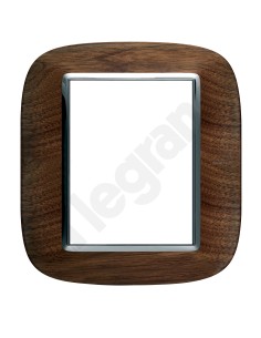 AXOLUTE Ramka owalna 3+3-modułowa orzech HB4826LNC