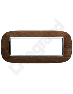 AXOLUTE Ramka owalna 6-modułowa orzech HB4806LNC