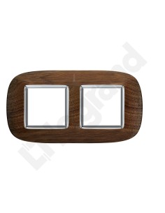 AXOLUTE Ramka owalna 2x2-modułowa orzech HB4802/2LNC