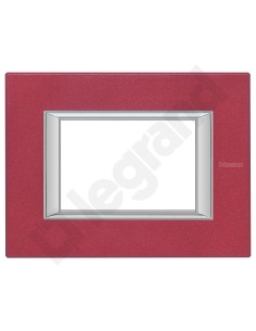 AXOLUTE Ramka 3-modułowa CZERWONA LAK HA4803RC