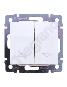 VALENA Przycisk żaluzjowy biały 774414