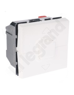 MOSAIC Przycisk żaluzjowy biały 077028