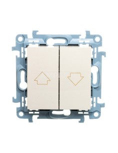 Simon 10 Przycisk żaluzjowy kremowy CZP1.01/41