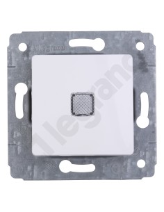 CARIVA Łącznik schodowy 10AX z podświetleniem biały IP20 773626