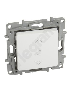 NILOE Przycisk do bezpośreniego sterowania roletami 6 A biały 764512