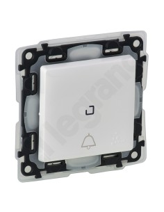 VALENA LIFE Przycisk /dzwonek/ IP44 z podświetleniem biały 752176